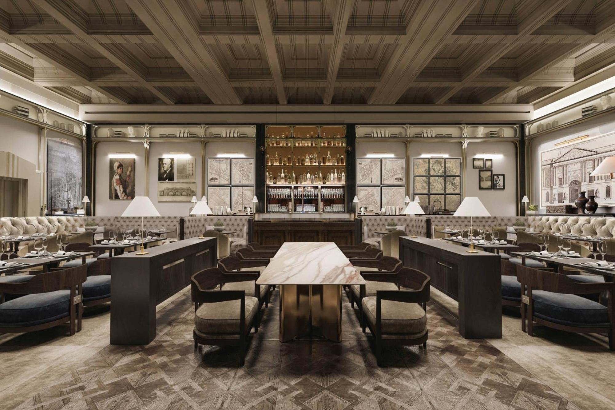 The Marmorosch Bucharest, Autograph Collection Hotel Eksteriør billede The interior of the restaurant