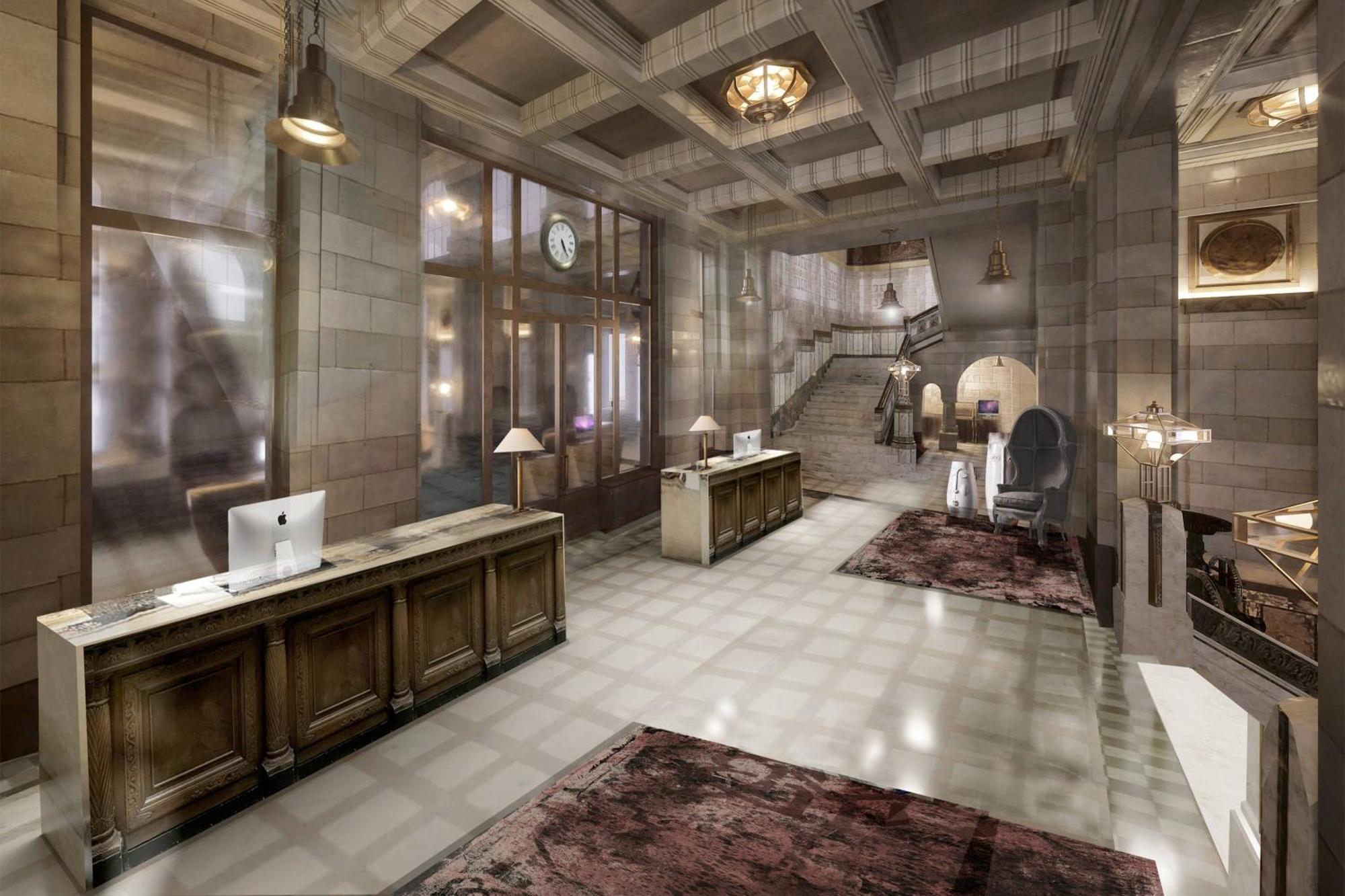 The Marmorosch Bucharest, Autograph Collection Hotel Eksteriør billede The lobby of the hotel