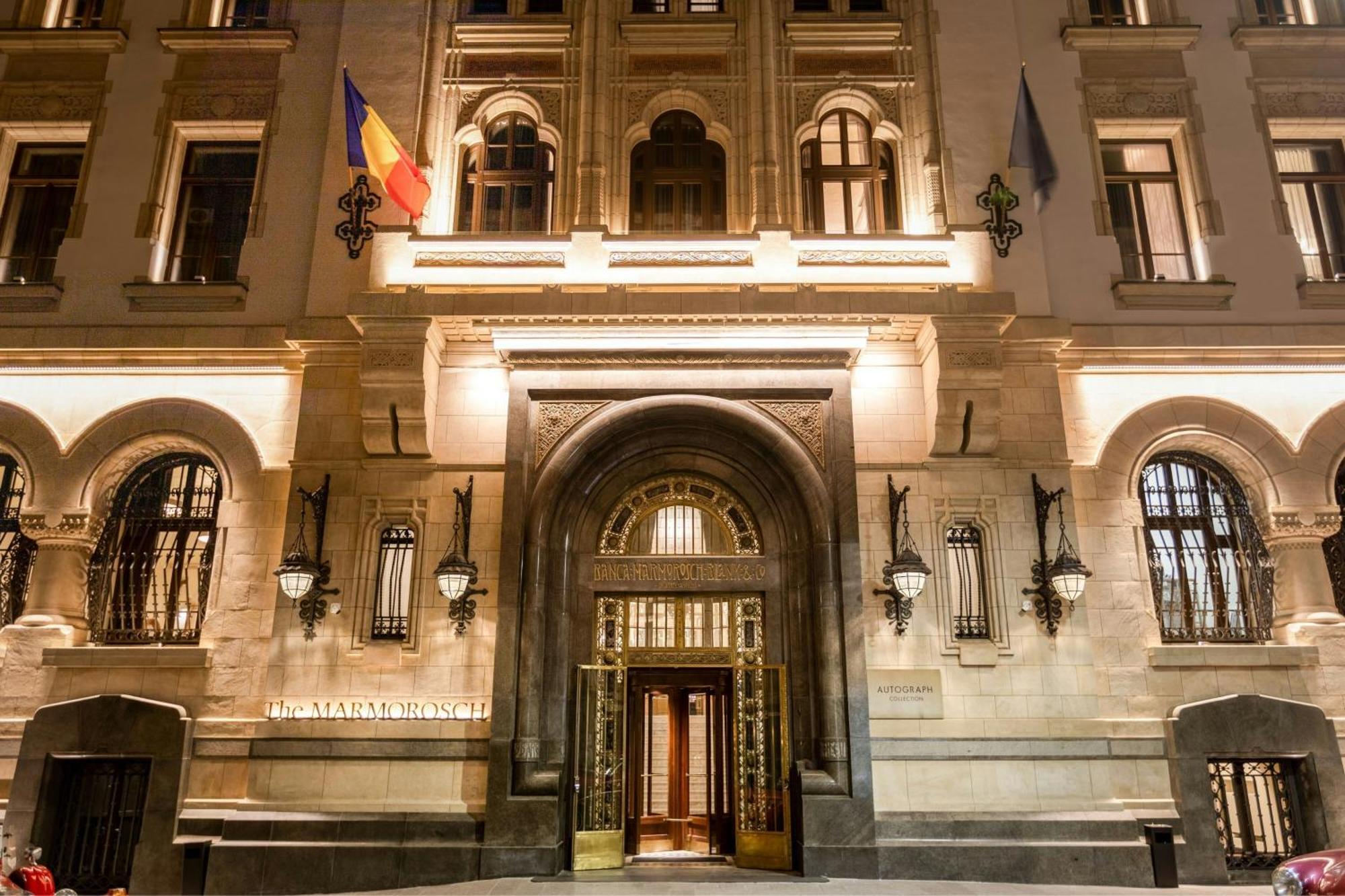The Marmorosch Bucharest, Autograph Collection Hotel Eksteriør billede The main entrance of the hotel