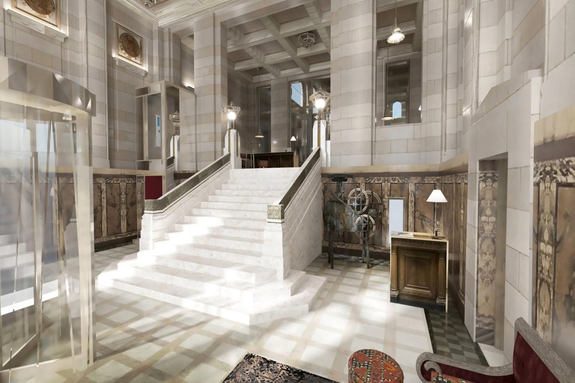 The Marmorosch Bucharest, Autograph Collection Hotel Eksteriør billede The lobby of the hotel