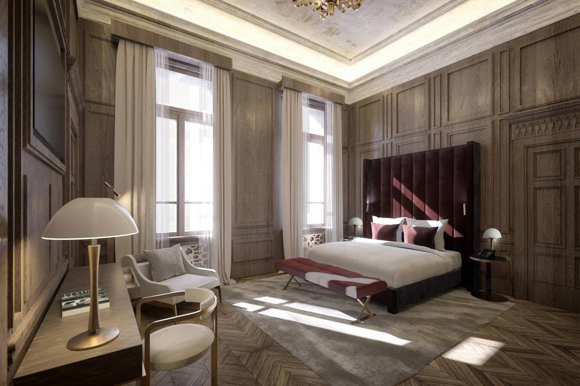 The Marmorosch Bucharest, Autograph Collection Hotel Eksteriør billede The bedroom of the hotel